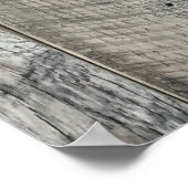 Weekplanken Achtergrondstructuur Poster (Hoek)