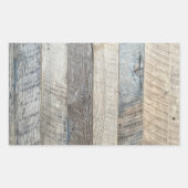 Weekplanken Achtergrondstructuur Rechthoekige Sticker (Voorkant)