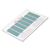 Weekplanner-afscheiding Notitieblok (Schuin)