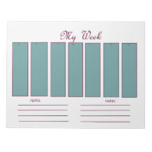 Weekplanner-afscheiding