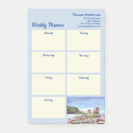 Weekplanner Eilean Donan Castle Aquarel Post-it® Notes
