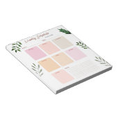 Weekplanner en organisator notitieblok (Schuin)