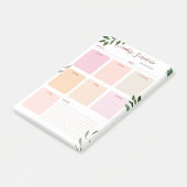 Weekplanner en organisator post-it® notes (Schuin)