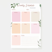 Weekplanner en organisator post-it® notes (Voorkant)