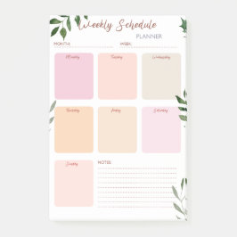 Weekplanner en organisator post-it® notes