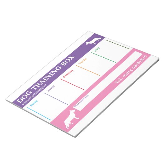 Weekplanner Herder Notitieblok (Schuin)