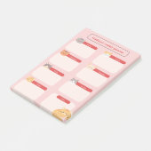 Weekplanner met katten post-it® notes (Schuin)