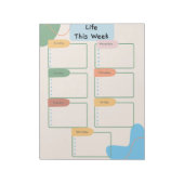 Weekplanner Notitieblok (Linkerzijde)