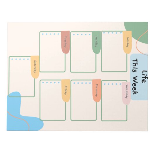 Weekplanner Notitieblok (Voorkant)