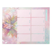 Weekplanner Notitieblok Wildflower Fee (Voorkant)
