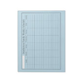 Weekplanner Sky Blue Notitieblok (Linkerzijde)