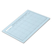 Weekplanner Sky Blue Notitieblok (Schuin)