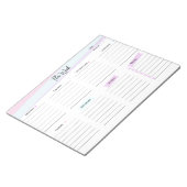  weekplanner & to-do list Notitieblok (Schuin)