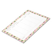 Weekplanner voor gevelde aardbeien (Cream) Notitieblok (Schuin)