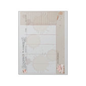 Weekplanner voor koffieliefhebbers notitieblok (Linkerzijde)