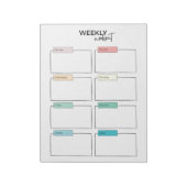 Weekplanning Notitieblok (Linkerzijde)