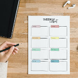 Weekplanning Notitieblok<br><div class="desc">Wekelijkse uitvoerplanner</div>