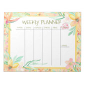 Weekplanning waterverf notitieblok (Voorkant)