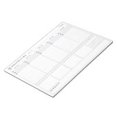 Weekprioriteiten Planner Notitieblok (Schuin)
