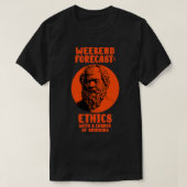 Weekprognose Socrates Philosophy Ethics T-shirt (Design voorkant)