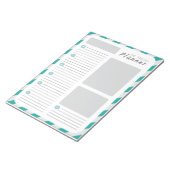 Weekprojectplanner - Groen Notitieblok (Schuin)