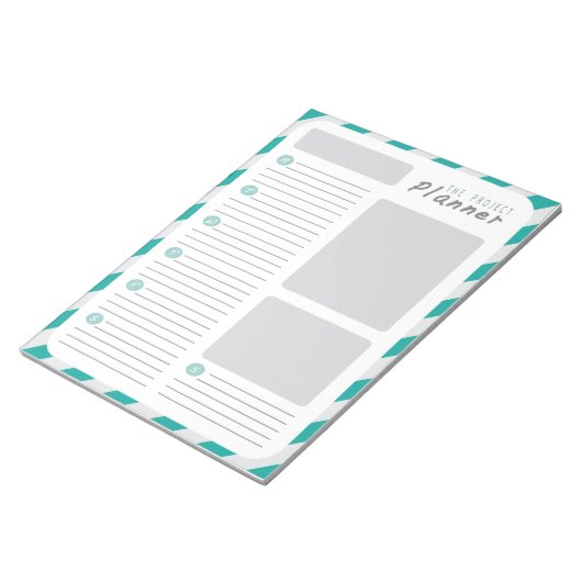 Weekprojectplanner - Groen Notitieblok (Schuin)