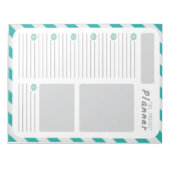 Weekprojectplanner - Groen Notitieblok (Voorkant)