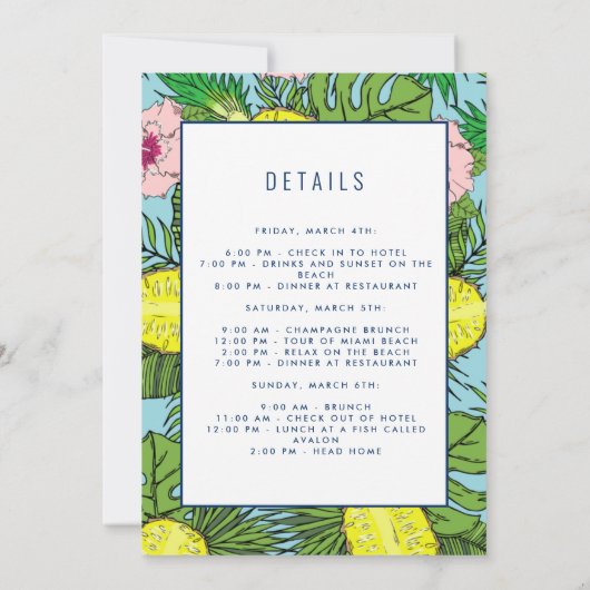 Weekreis doelband kaart (Achterkant)