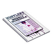 Weekschema van Hustler Notitieboek (Rechterzijde)