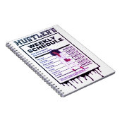 Weekschema van Hustler Notitieboek (Rechterzijde)