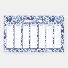 Weekschema Waterverf vlinder Post-it® Notes