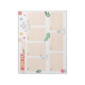 Weekse bundelstijl voor gebanner notitieblok (Linkerzijde)