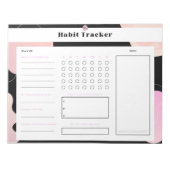 Weekse Habit Tracker-laptop Notitieblok (Voorkant)