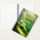 Weekse plannen Eenvoudig ontwerp van de hemel Planner (Display)