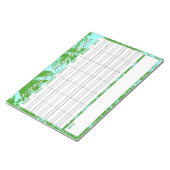 Weekse planner aan Personaliseren met de Keuze van Notitieblok (Schuin)