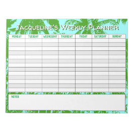 Weekse planner aan Personaliseren met de Keuze van Notitieblok