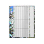 Weekse planner aan Personaliseren met de Keuze van Notitieblok (Linkerzijde)