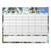 Weekse planner aan Personaliseren met de Keuze van Notitieblok (Voorkant)