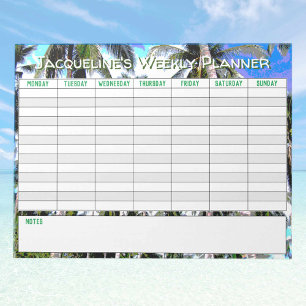 Weekse planner aan Personaliseren met de Keuze van Notitieblok