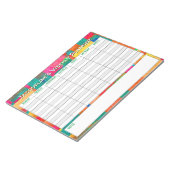 Weekse planner aan Personaliseren met de Keuze van Notitieblok (Schuin)