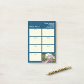 Weekse Planner Stone Bridge England Waterverf Post-it® Notes (Op bureau)