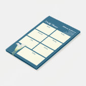 Weekse Planner White Calla Lily Illustratie Post-it® Notes (Schuin)