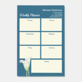 Weekse Planner White Calla Lily Illustratie Post-it® Notes (Voorkant)
