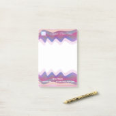 Weekse toewijzing van bedrijfs Rainbow Post-it Not Post-it® Notes (Op bureau)