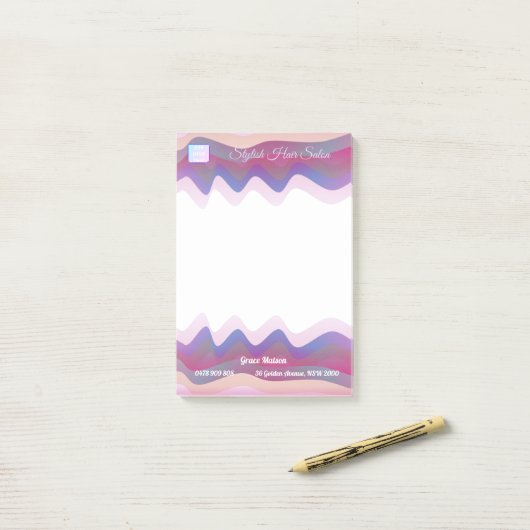 Weekse toewijzing van bedrijfs Rainbow Post-it Not Post-it® Notes (Op bureau)