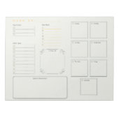 Weekselbordblok Notitieblok (Voorkant)