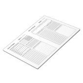 Weekselbordblok Notitieblok (Schuin)