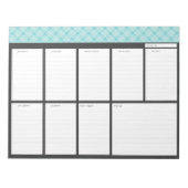 Weekselbordblok Notitieblok (Voorkant)