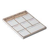 Weekselbordblok Notitieblok (Schuin)