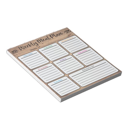 Weekselbordblok Notitieblok (Schuin)